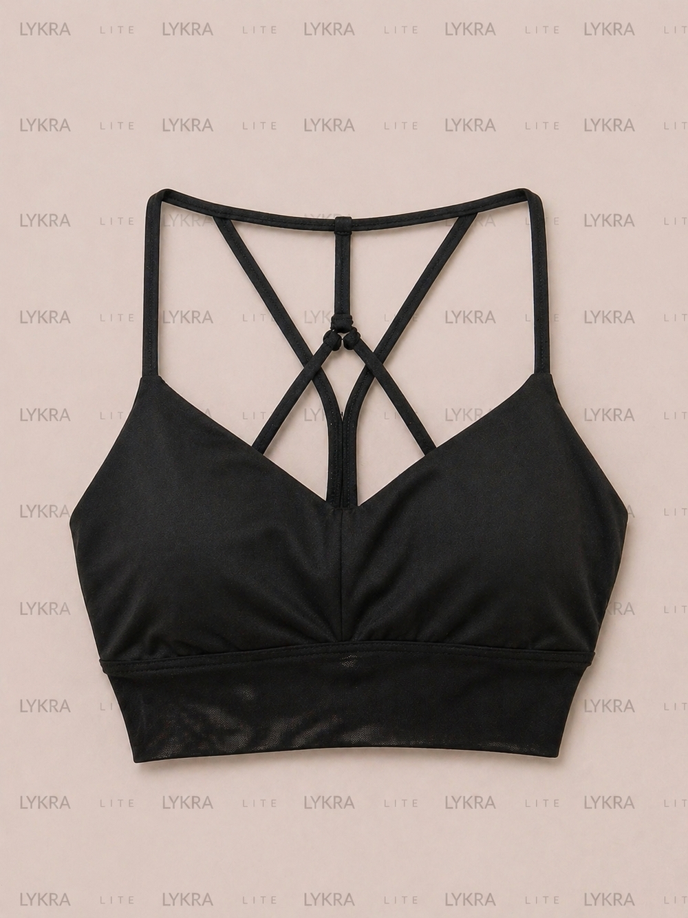 Alo Black Strappy Sports Bra XS Activewear Yoga Workout Top - Picture 4 of 4